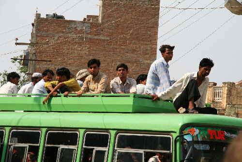 Bild Indien Bus fahren